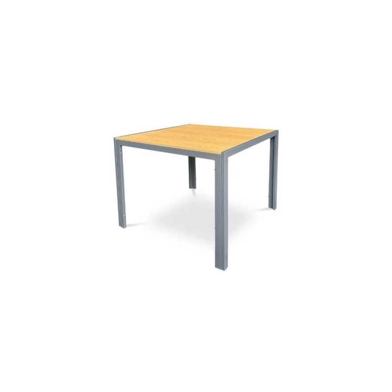 Table de jardin en aluminium Havana 90 beige/gris – MTF – Aluminium – 3EXN0044
