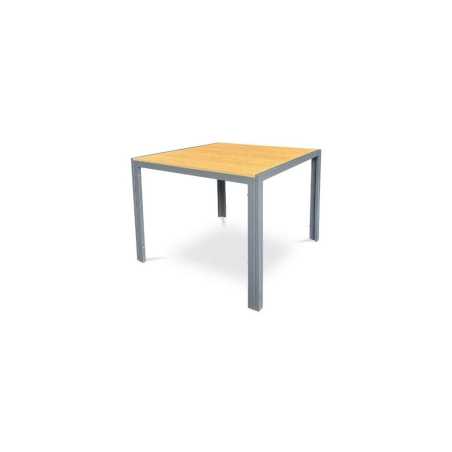 Table de jardin en aluminium Havana 90 beige/gris – MTF – Aluminium – 3EXN0044