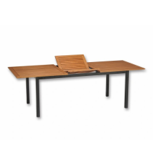 Mesa de jardín extensible Flamingo Madera de eucalipto – MTF – Rectangular – 2NAB2155