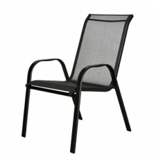 Zanada garden chair black – MTF – Steel – 3EXN0035
