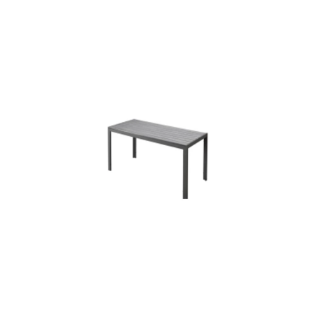 Table de jardin en aluminium Havana 140 noir – MTF – Aluminium – 3EXN0045