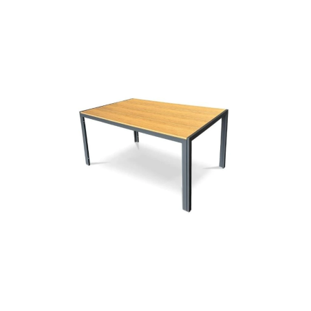 Table de jardin en aluminium Havana 140 beige/gris – MTF – Aluminium – 3EXN0046