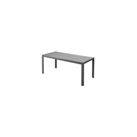 Table de jardin en aluminium Havana 190 noir – MTF – Aluminium – 3EXN0047