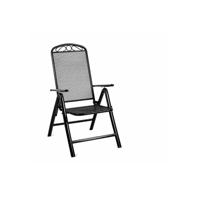 Sillón de jardín reclinable Zuno-38 negro – MTF – acero – 3EXN0032 Sillón de jardín reclinable Zuno-38 negro – MTF – acero – 3EXN0032