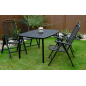 Sillón de jardín reclinable Zuno-38 negro – MTF – acero – 3EXN0032 Sillón de jardín reclinable Zuno-38 negro – MTF – acero – 3EXN0032