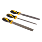 Juego de limas para metal 3 piezas – MTF – 200 mm – 2DSS5071 Juego de limas para metal 3 piezas – MTF – 200 mm – 2DSS5071