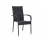 Silla de jardín Margarita Ratán sintético negro – MTF – Apilable – 3EXN0028 Silla de jardín Margarita Ratán sintético negro – MTF – Apilable – 3EXN0028