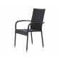 Silla de jardín Margarita Ratán sintético negro – MTF – Apilable – 3EXN0028 Silla de jardín Margarita Ratán sintético negro – MTF – Apilable – 3EXN0028