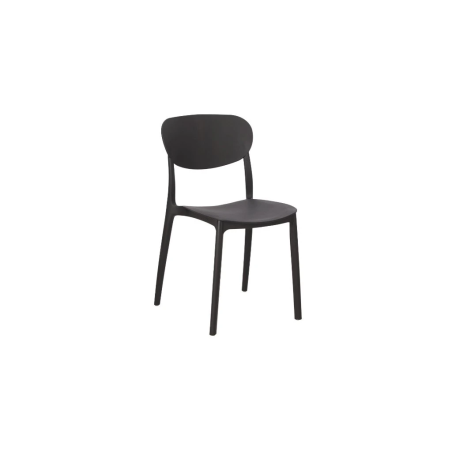 Silla de jardín Luma negra – MTF – Polipropileno – 3EXN0027