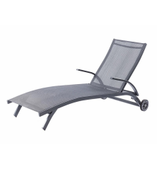Tumbona Alegria de aluminio – MTF – Respaldo ajustable en 5 posiciones – 2NAB3115