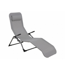 Tumbona de acero Sun con cojín – MTF – Respaldo ajustable – 2NAB3104