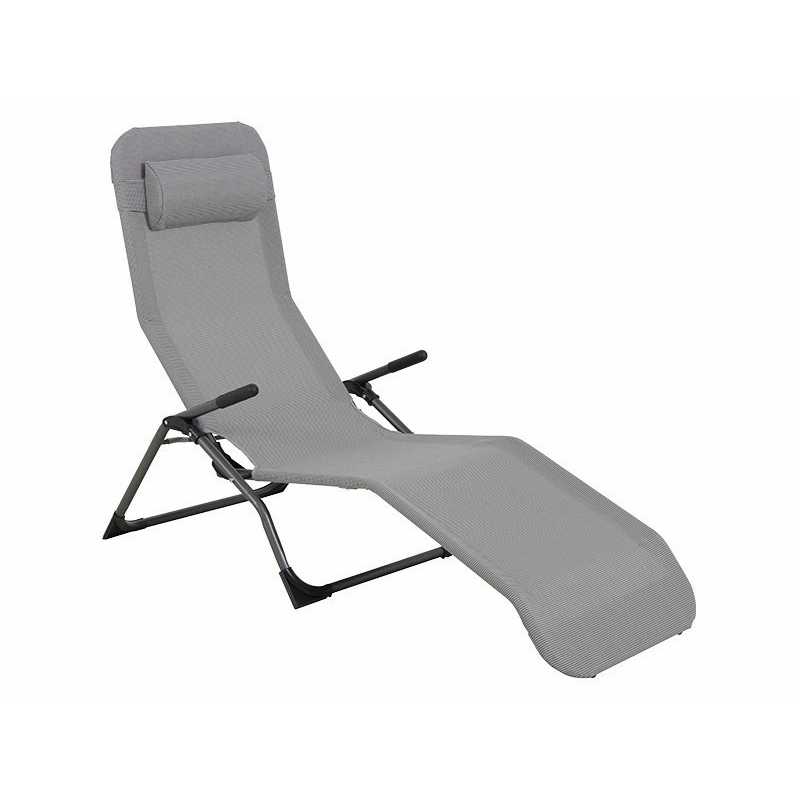 Tumbona de acero Sun con cojín – MTF – Respaldo ajustable – 2NAB3104
