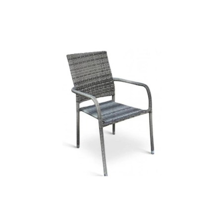 Mia garden chair – MTF – Grey rattan – 3EXN0027