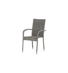 Margarita garden chair – MTF – Grey rattan – 3EXN0029
