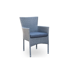 Sona garden armchair – MTF – Grey rattan – 3EXN0031