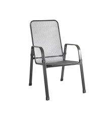 Savoy Deluxe fixed garden chair 73x57x96cm – MTF – Metal – 2NAB3119