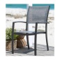 Malaga garden chair – MTF – Black steel – 3EXN0032 Malaga garden chair – MTF – Black steel – 3EXN0032