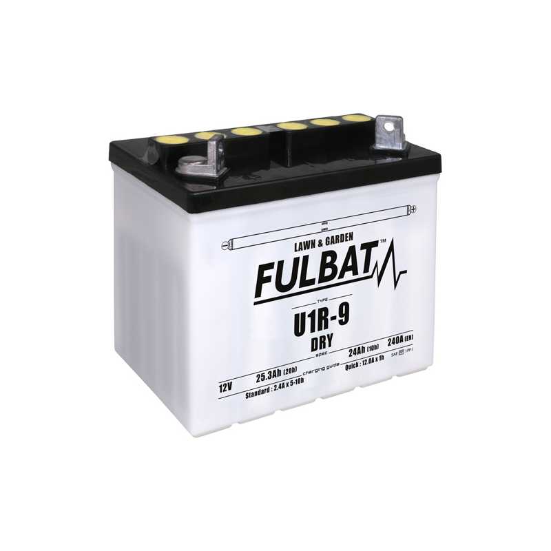 DRY U1R-9 starter battery 12V 25.3Ah – FULBAT – reverse polarity – 550810 DRY U1R-9 starter battery 12V 25.3Ah – FULBAT – reverse polarity – 550810