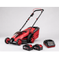 Pack tondeuse 37cm avec 1 chargeur et 2 batteries, idéale 300m2 Pack tondeuse 37cm avec 1 chargeur et 2 batteries, idéale 300m2