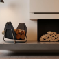 Cesto para lenha interior – MERMIER – tecido e aço – 638000