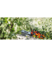 Motosierra ECHO empuñadura trasera corte 25 cm espada carving