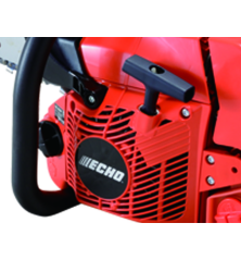Tronçonneuse thermique ECHO 50 cm détail du moteur 2 temps