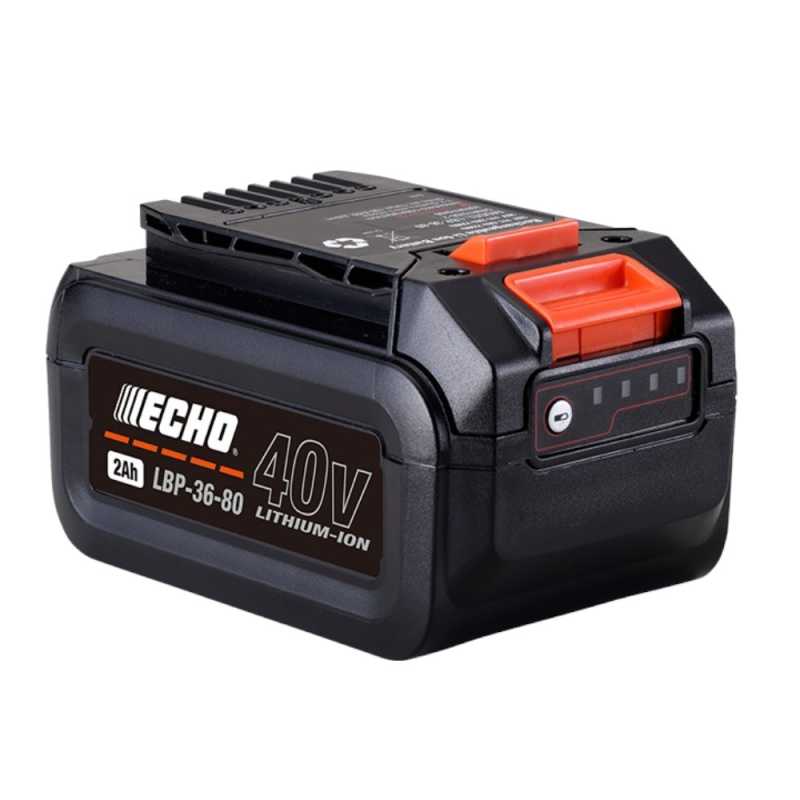 Batería de iones de litio 40 V 2 Ah 80 Wh – ECHO – compatible con Garden+ – LBP-36-80 Batería de iones de litio 40 V 2 Ah 80 Wh – ECHO – compatible con Garden+ – LBP-36-80