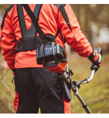 ECHO 50.4 V U-handle brushcutter 0.95 hp 2 batteries