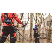 ECHO 50.4 V U-handle brushcutter 0.95 hp 2 batteries