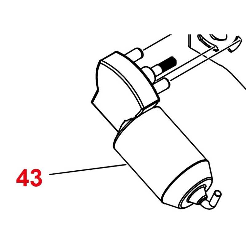 moteur filtre balayeuse - 00777800070 - Bieffebi