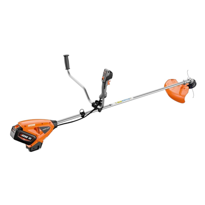 56V Battery Brushcutter with Bike Handle, 0.95 hp, 6.1 mm – ECHO – with 2 x 5 Ah Batteries and Charger – DSRM-2400U/C2 56V Battery Brushcutter with Bike Handle, 0.95 hp, 6.1 mm – ECHO – with 2 x 5 Ah Batteries and Charger – DSRM-2400U/C2