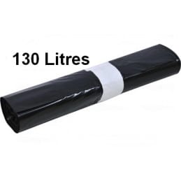 Karton 100 schwarze Müllbeutel 130L 80X120 70 Mikron - HELPING HAND - Müllbeutel - Garden Business 