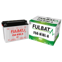 F50-N18L-A BATERÍA DE ÁCIDO SEPARADA (SUMINISTRADA) 12V 21,1 Ah 205-90-162 - / + - FULBAT - Batería y celda - Jardinaffaires 