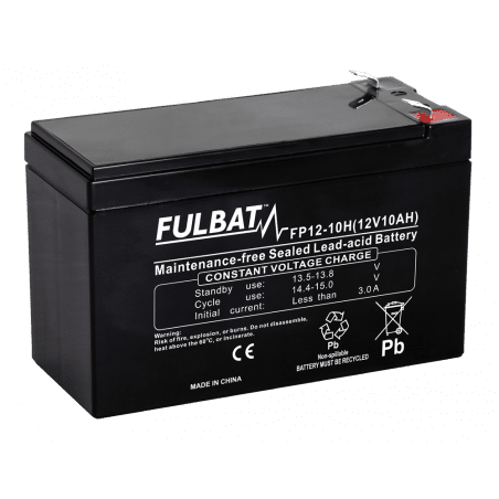 BATTERIE FP12-10H ETANCHE 12V 10.5 Ah 151-65-117 - FULBAT - Batterie et pile - Jardin Affaires 