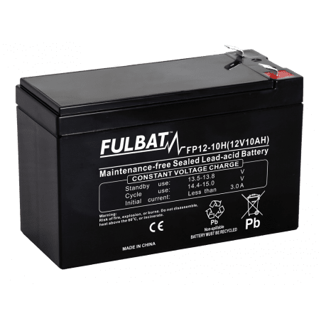 BATTERIE FP12-10H ETANCHE 12V 10.5 Ah 151-65-117 - FULBAT - Batterie - Jardin Affaires