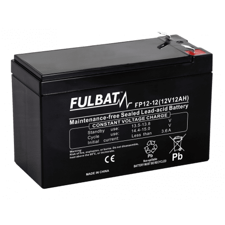 BATTERIE FP12-12 ETANCHE 12V 12.6 Ah 151-98-101 - FULBAT - Batterie - Jardin Affaires