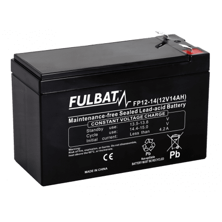 BATTERIE FP12-14 ETANCHE 12V 14,7 Ah 151-98-101 - FULBAT - Batterie - Jardin Affaires