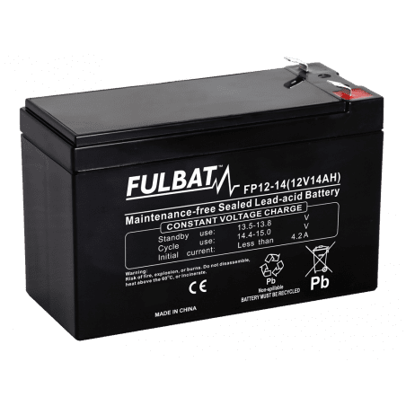 BATTERIE FP12-14 ETANCHE 12V 14,7 Ah 151-98-101 - FULBAT - Batterie et pile - Jardin Affaires 