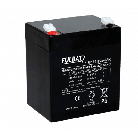 BATTERIE FP12-4,5 ETANCHE 12V 4.8 Ah 90-101-107