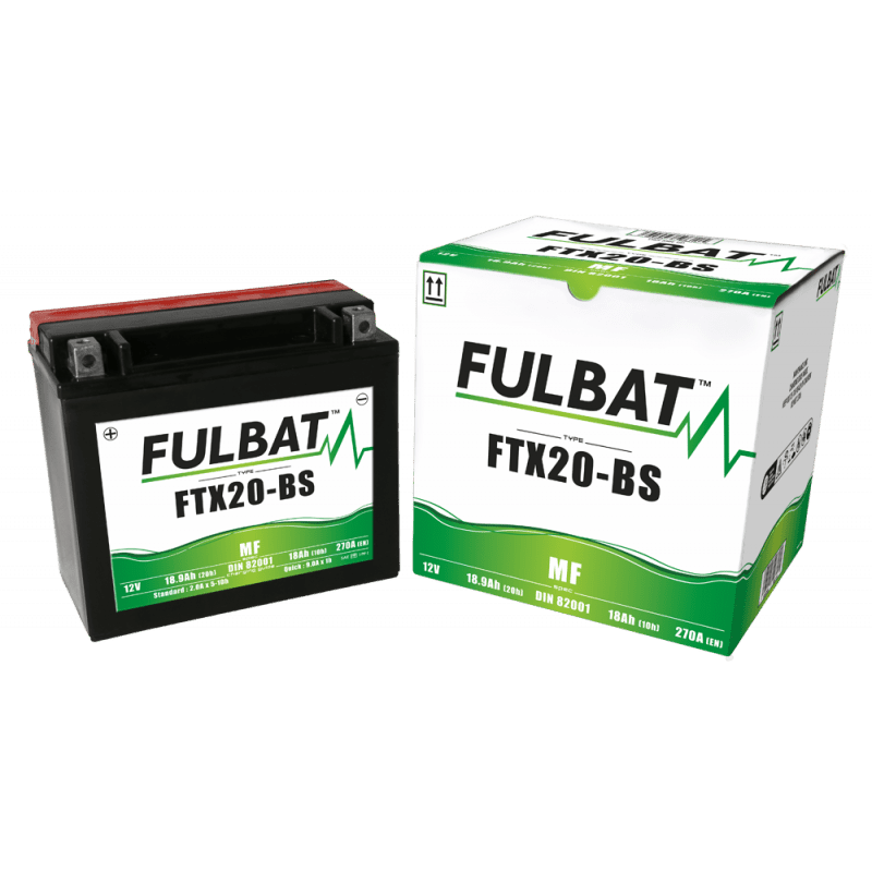 BATERÍA FTX20-BS ÁCIDO SEPARADO (INCLUIDO) 12V 18.9 Ah 175-87-155 + / - BATERÍA FTX20-BS ÁCIDO SEPARADO (INCLUIDO) 12V 18.9 Ah 175-87-155 + / -