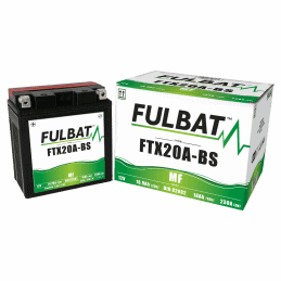 FTX20L-BS SEPARATE SÄUREBATTERIE (MITGELASSEN) 12V 18,9 Ah 175-87-155 - / + - FULBAT - Batterie und Zelle - Jardinaffaires 