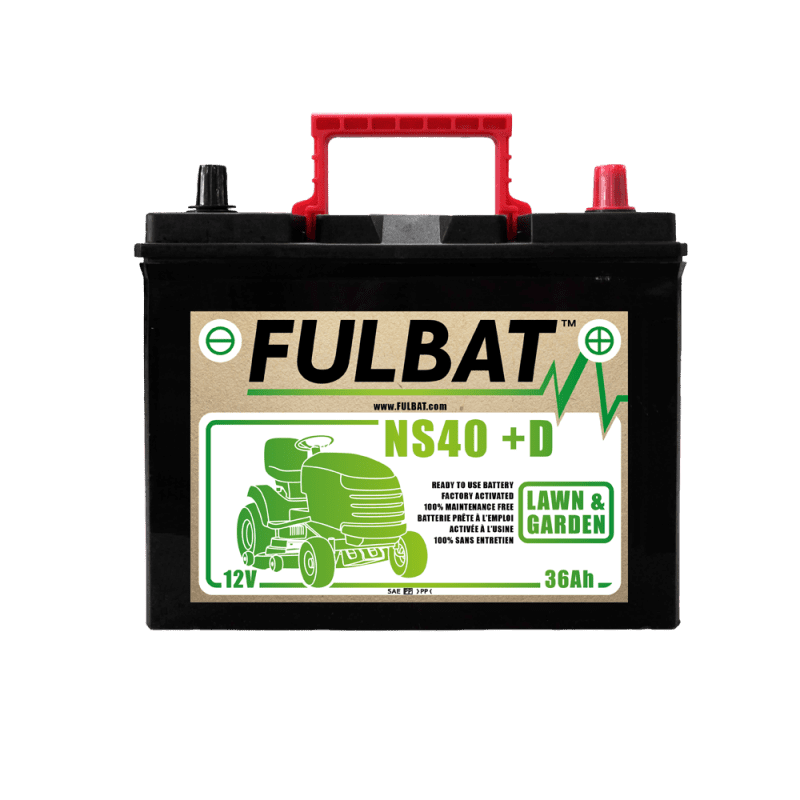 BATTERIE NS40 (+D) Ca/Ca 12V 36 Ah 195-126-221 - / +