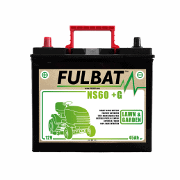 BATERIA NS60 (+G) Ca/Ca 12V 45 Ah 236-128-222 + / - - FULBAT - Baterías y celdas - Jardinaffaires 