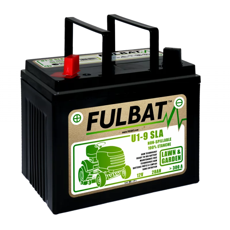 Batterie pour autoportée U1-9 SLA Fulbat 550901 28Ah et 12V - FULBAT - Batterie et pile - Jardin Affaires 