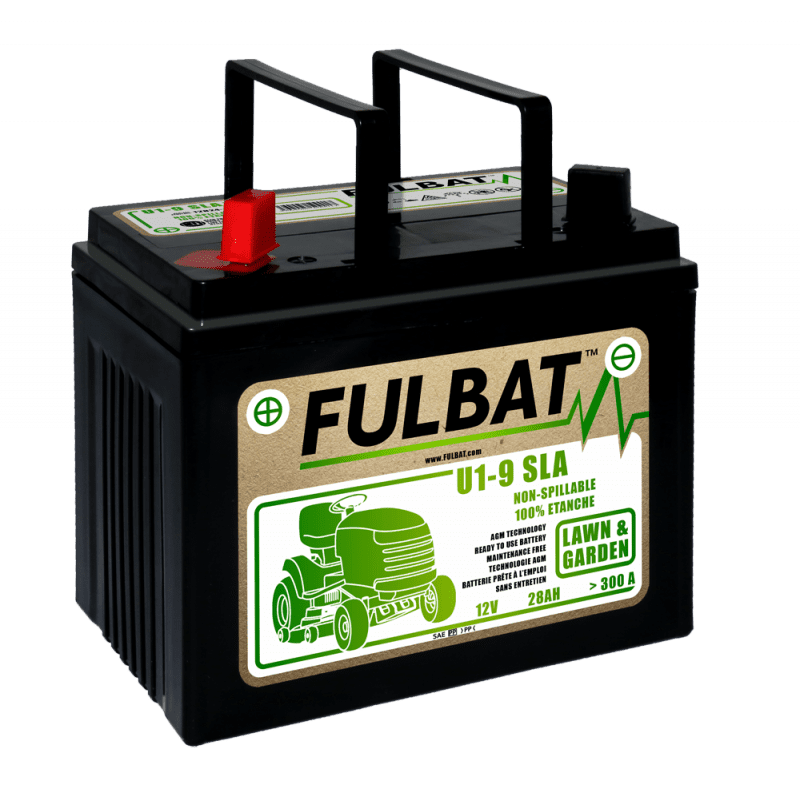 Battery for ride-on mower U1-9 SLA Fulbat 550901 28Ah and 12V Battery for ride-on mower U1-9 SLA Fulbat 550901 28Ah and 12V