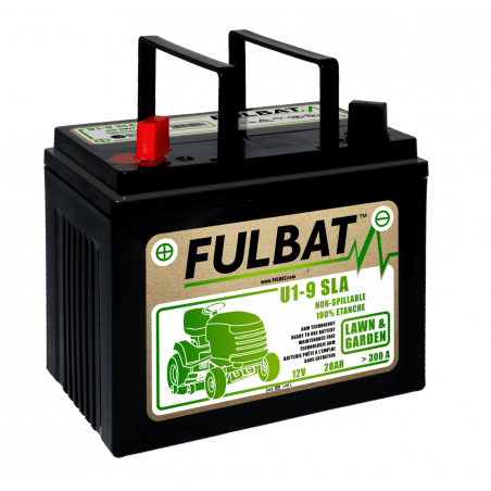 Battery for ride-on U1-9 SLA Fulbat 550901 28Ah and 12V - FULBAT - Batteries and batteries - Jardinaffaires 