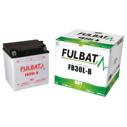 BATTERIE FB30L-B ACIDE SEPARE (FOURNI) 12V 31.6 Ah 165-130-176 - / + - FULBAT - Batterie - Jardin Affaires