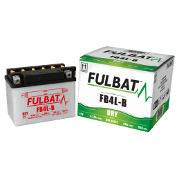 Separate Säure-Batterie FB4L-B (im Lieferumfang enthalten) 12 V, 4,2 Ah, 120-70-92 – / + – FULBAT – Batterie und Zelle – Jardina