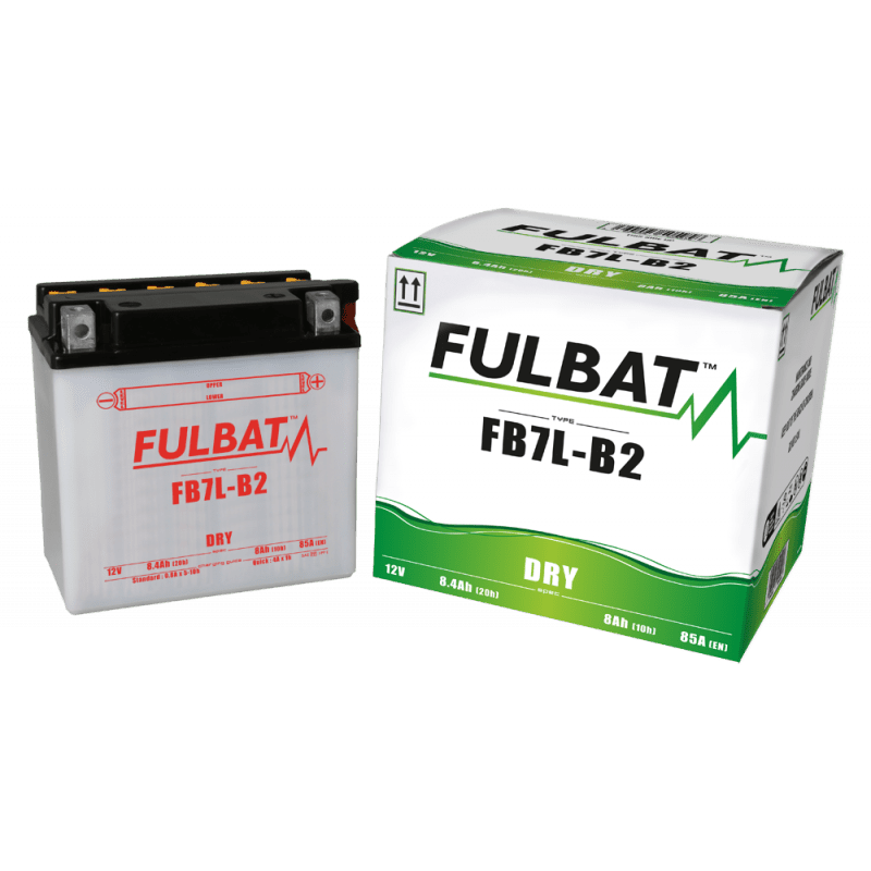 FB7L-B2 SEPARATE SÄUREBATTERIE (im Lieferumfang enthalten) 12V 8,4 Ah 135-75-133 - / +