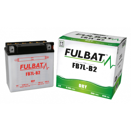 FB7L-B2 BATERÍA DE ÁCIDO SEPARADA (SUMINISTRADA) 12V 8,4 Ah 135-75-133 - / + - FULBAT - Batería y celda - Jardinaffaires 